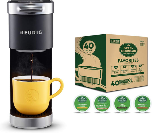 Keurig K-Mini Plus with Green Mountain Favorites Bundle