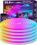 32.8Ft Neon Rope Lights for Customizable Indoor and Outdoor Use