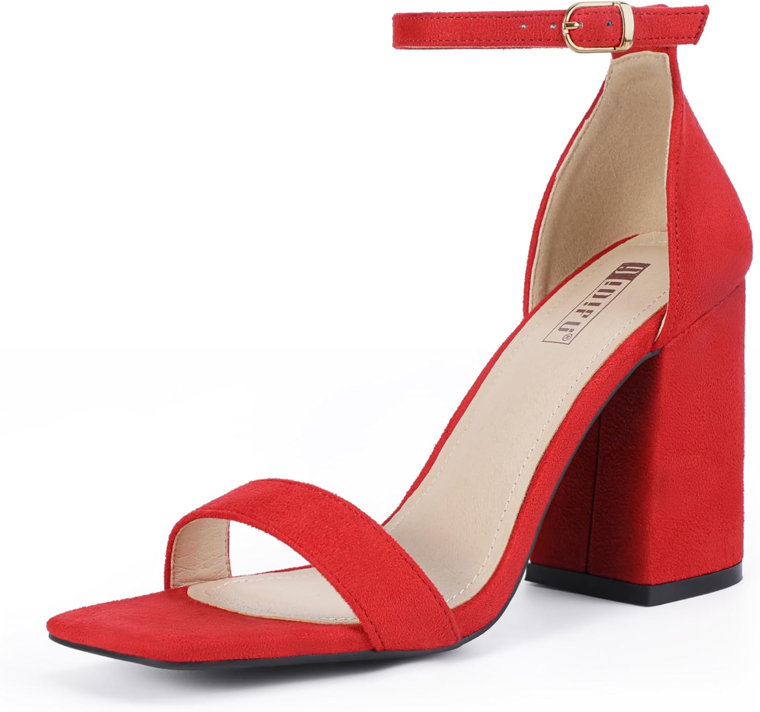 IDIFU Chunky Block Heels for Wedding Party Dress Sandals
