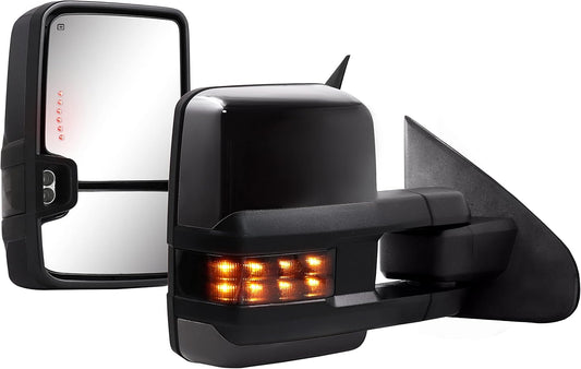 Towing Mirrors for 2014-2018 Chevy Silverado by Sanooer
