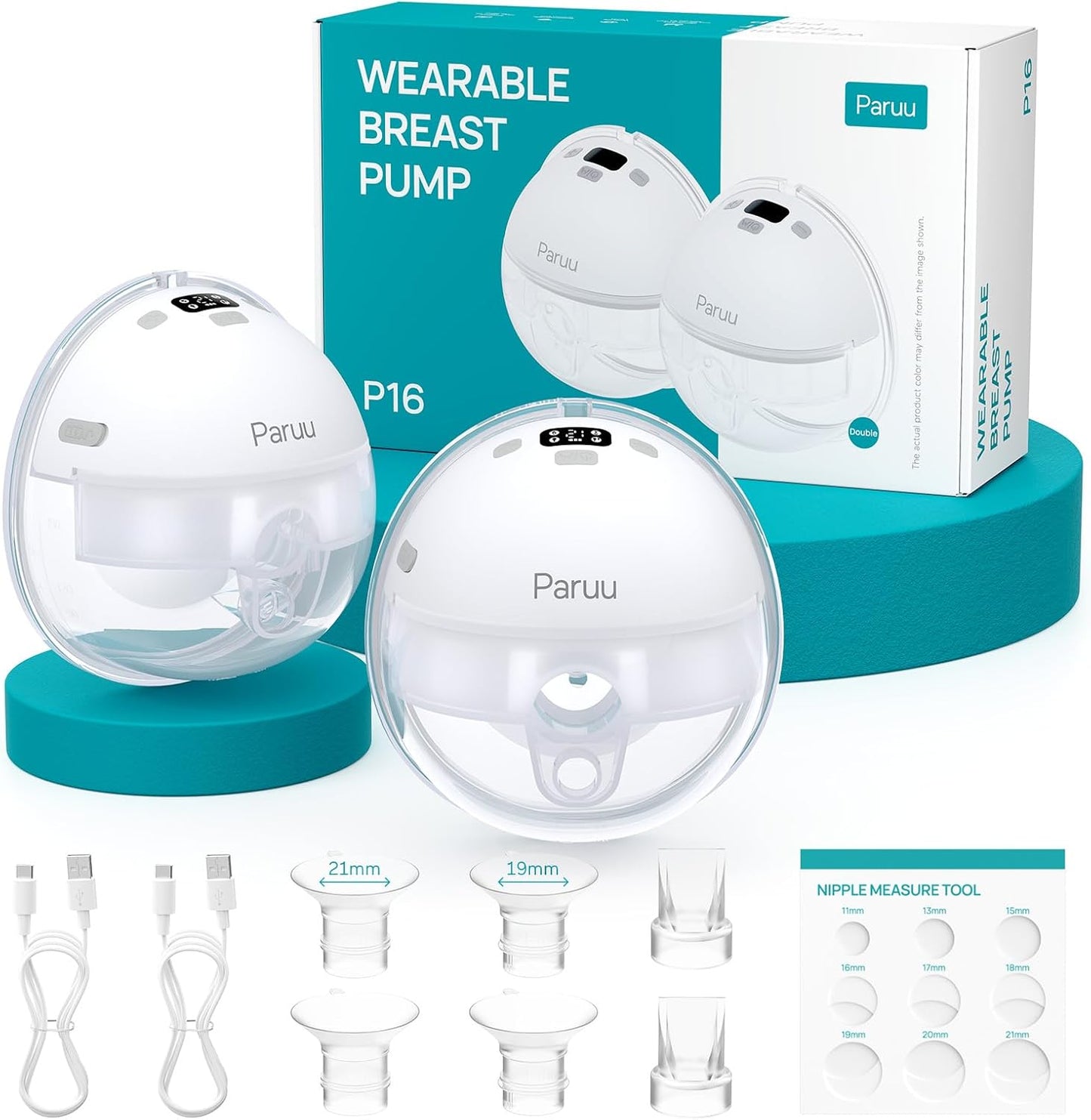 Paruu Hands Free Breast Pump P16: Efficient & Comfortable Design