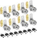 Cam Locks RV Storage Lock Keyed Alike 5/8 in Cylinder - Set of 8