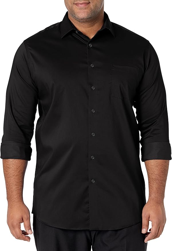 Van Heusen Men's TALL FIT Dress Shirt Ultra Wrinkle Free Flex Collar