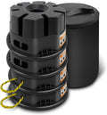 4PCS 6in RV Trailer Jack Block Set - Stable, Stackable Support