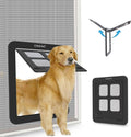 Dog Screen Door for Screen Door - Lockable Pet Screen Door (Large)