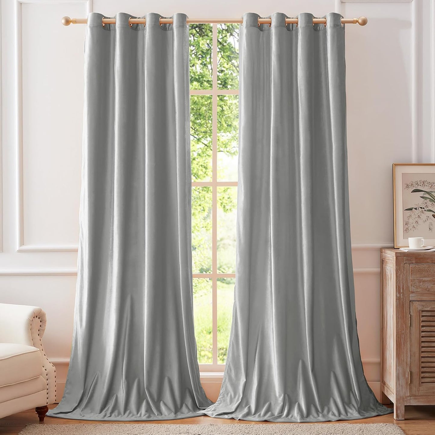 Luxury Velvet Curtains for Living Room and Bedroom Decor