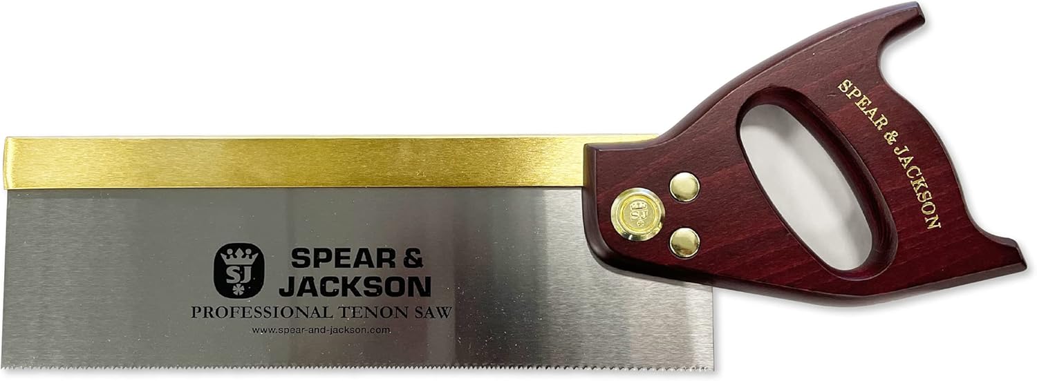 Spear & Jackson Tenon Saw 12 inch with Precision Cross Ground Teeth