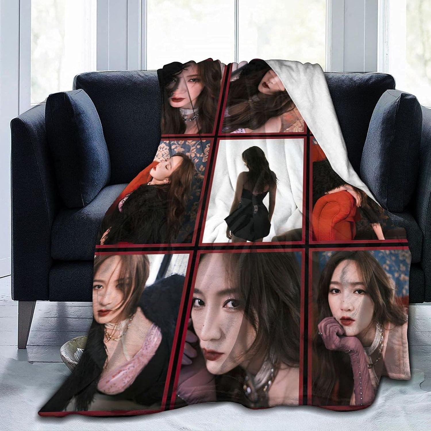 Custom Blanket with Photos and Text for Unique Gifts