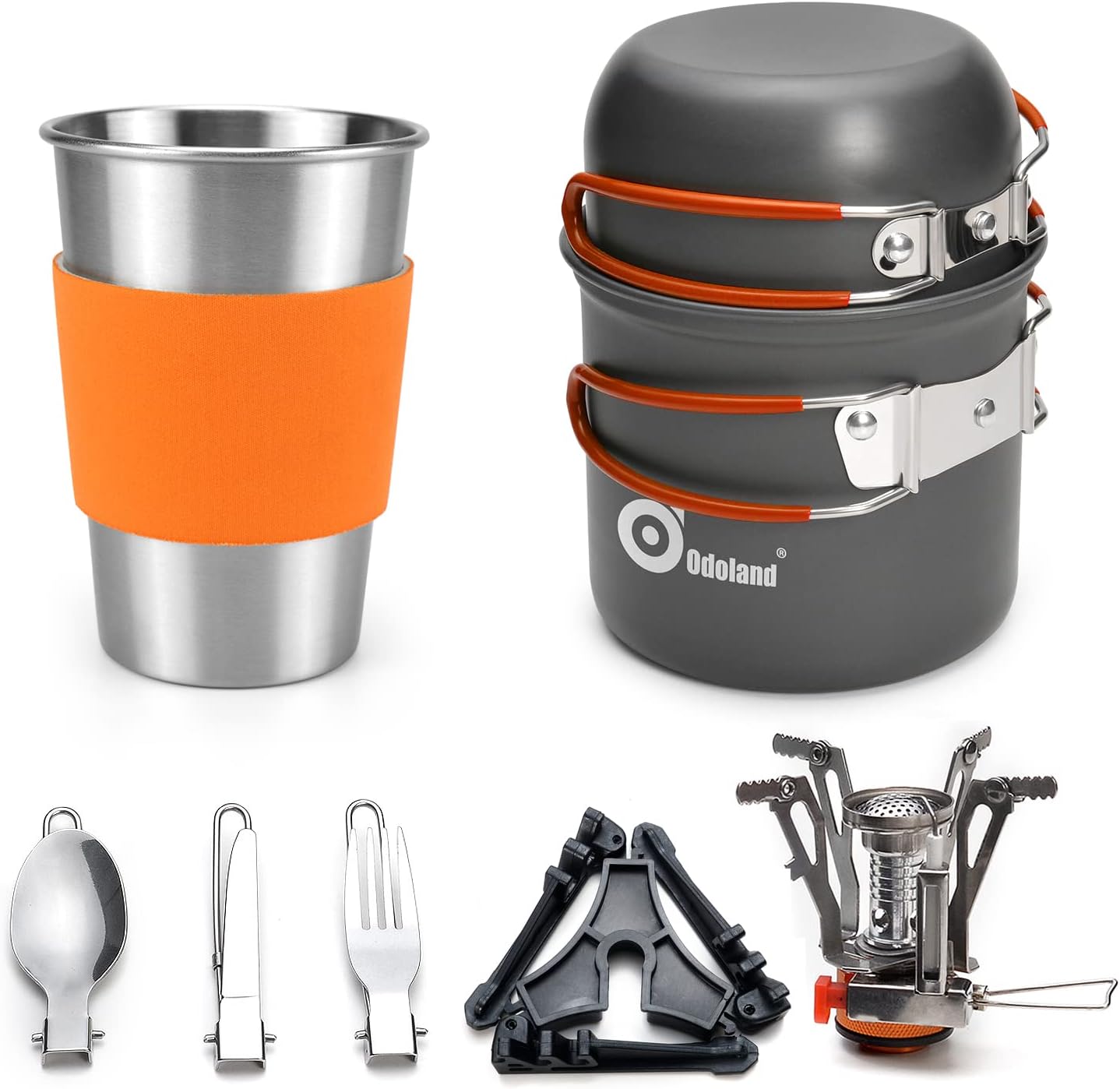 Odoland Camping Cookware: Compact & Complete Cook Set