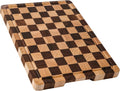 Cutting Boards for Kitchen Checkered Acacia Wood Butcher Block
