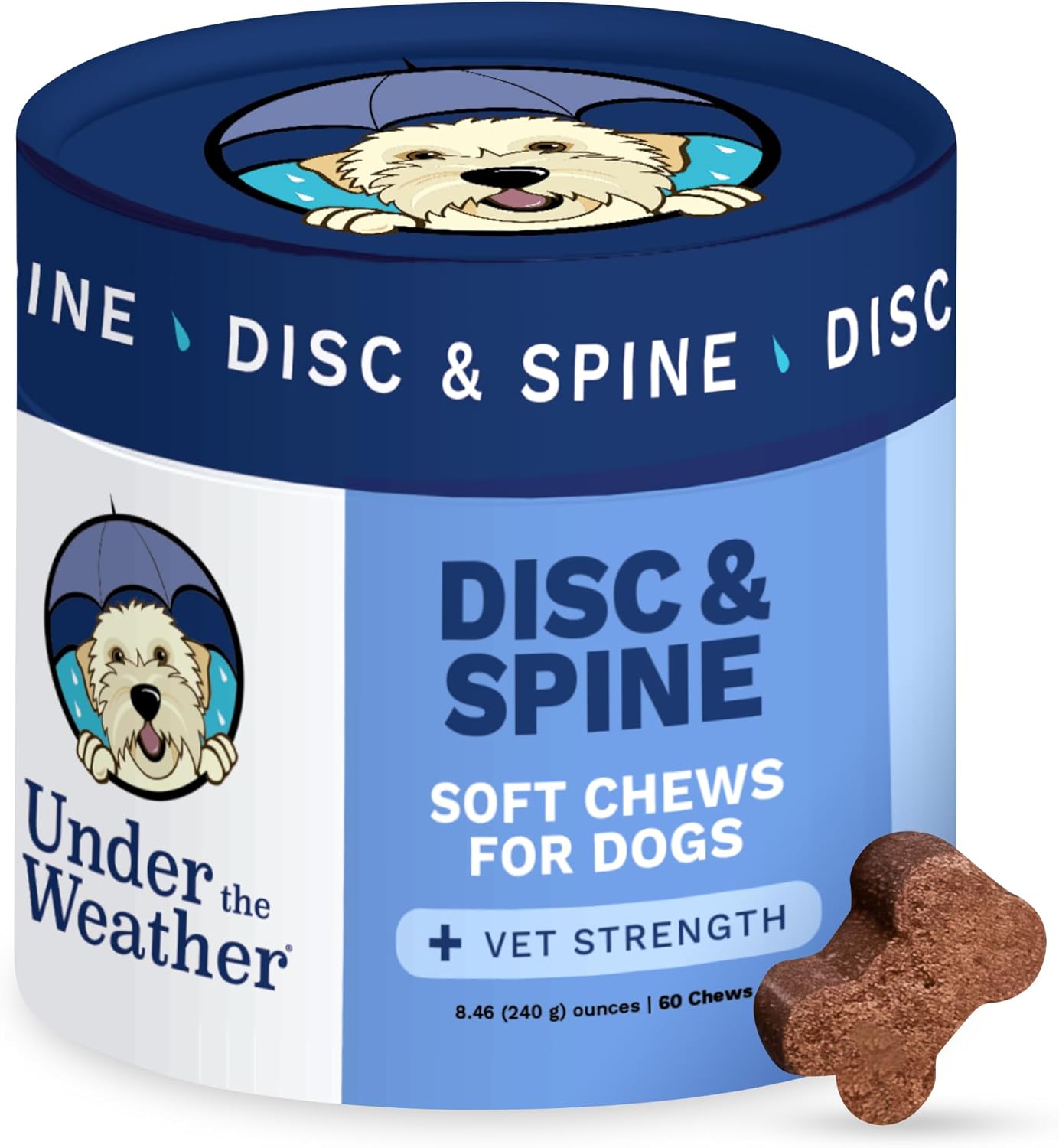 Under The Weather Dog Chews for Spine Health & Support