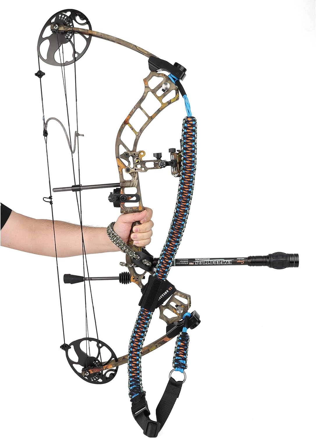 SUNYA Paracord Compound Bow Sling for Hands Free Carrying