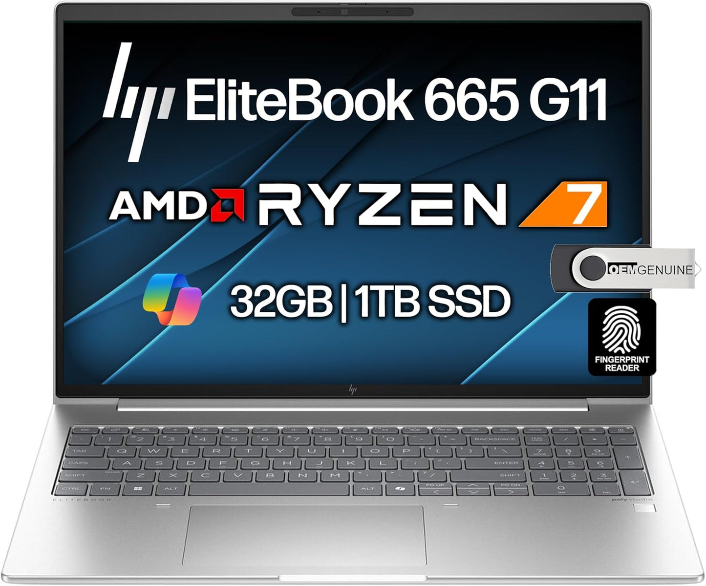 HP EliteBook 665 G11 Business Laptop with 16in FHD+ Display