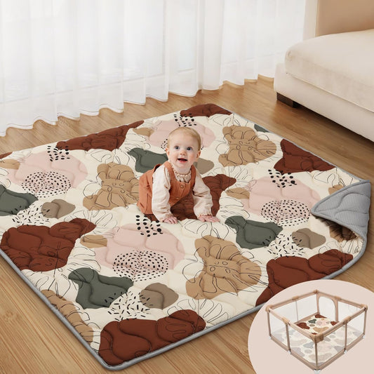 Thicken Soft Baby Play Mat - Blissful Diary