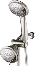 For California High Pressure 24-setting Handheld & Rain Shower Head