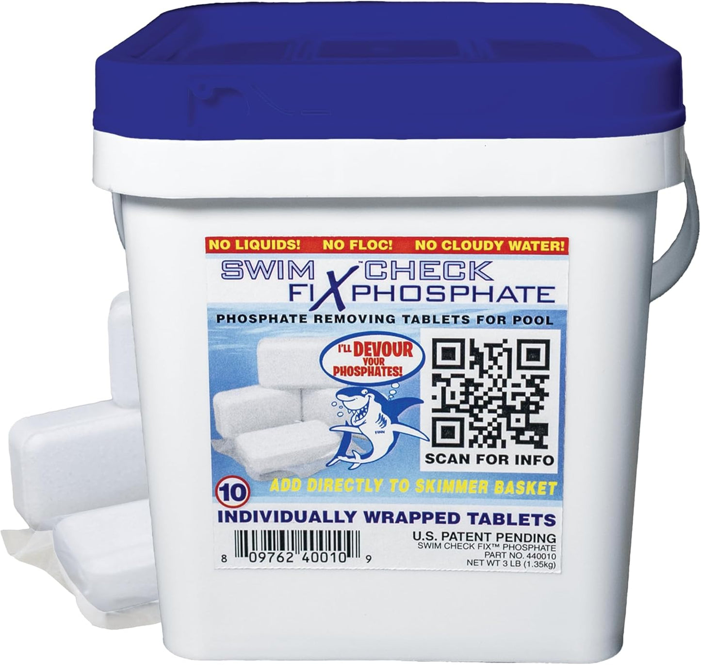 Fix Phosphate Remover Tablets for Clear Water Solution