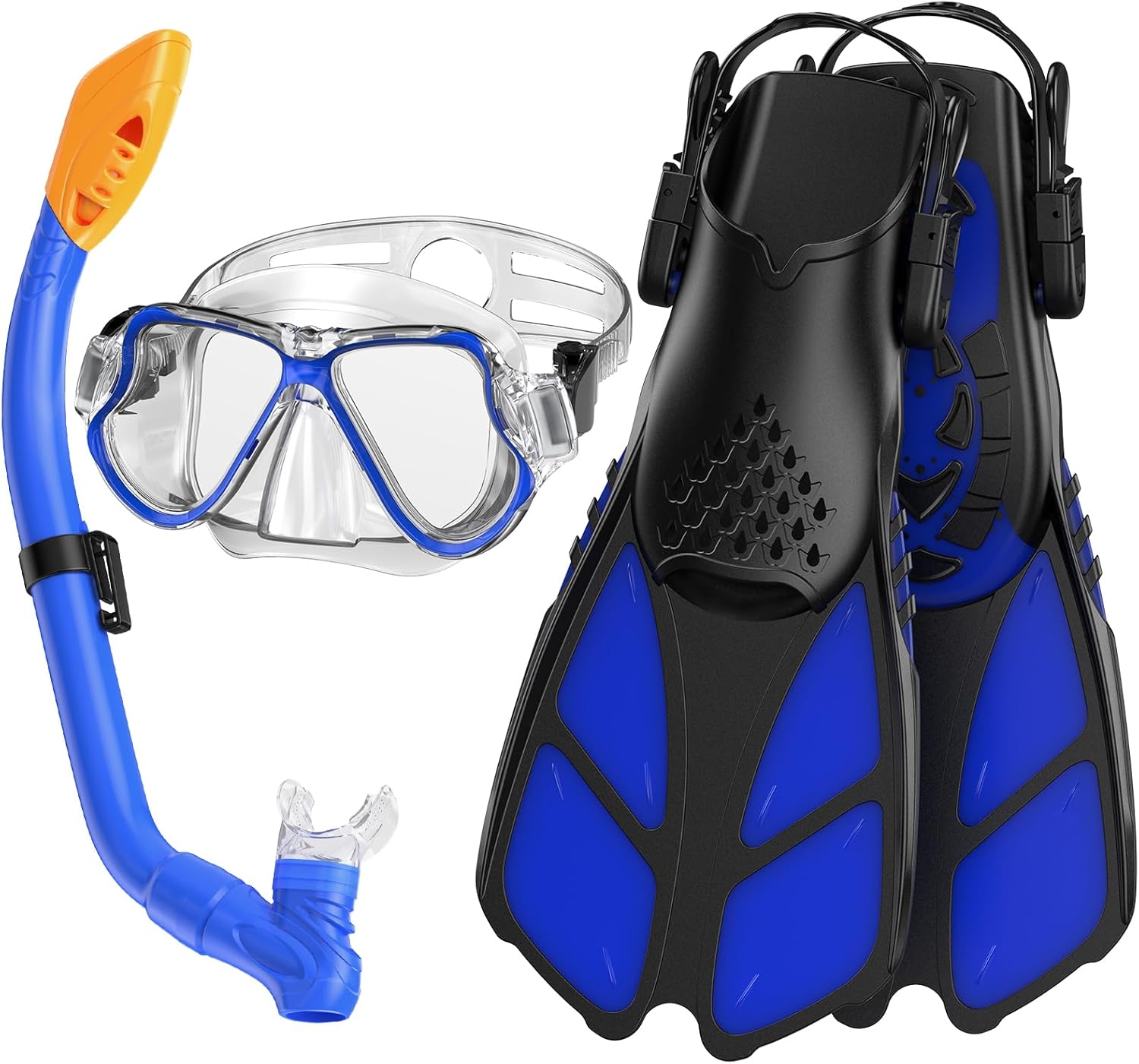 Kids Mask Fin Snorkel Set for 3-7 Years Old with Fins