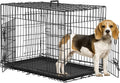 Dog Crate 36in Foldable Metal Kennel - Secure, Travel Ready