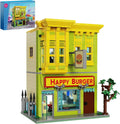 Happy Burgers House Building Set Bob's House - 1018 PCS Modular