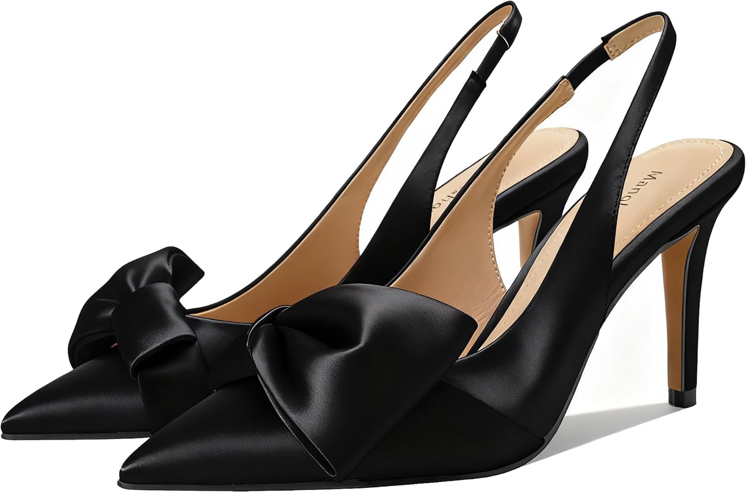Elegant Women's Slingback Heels with Bow for Any Occasion