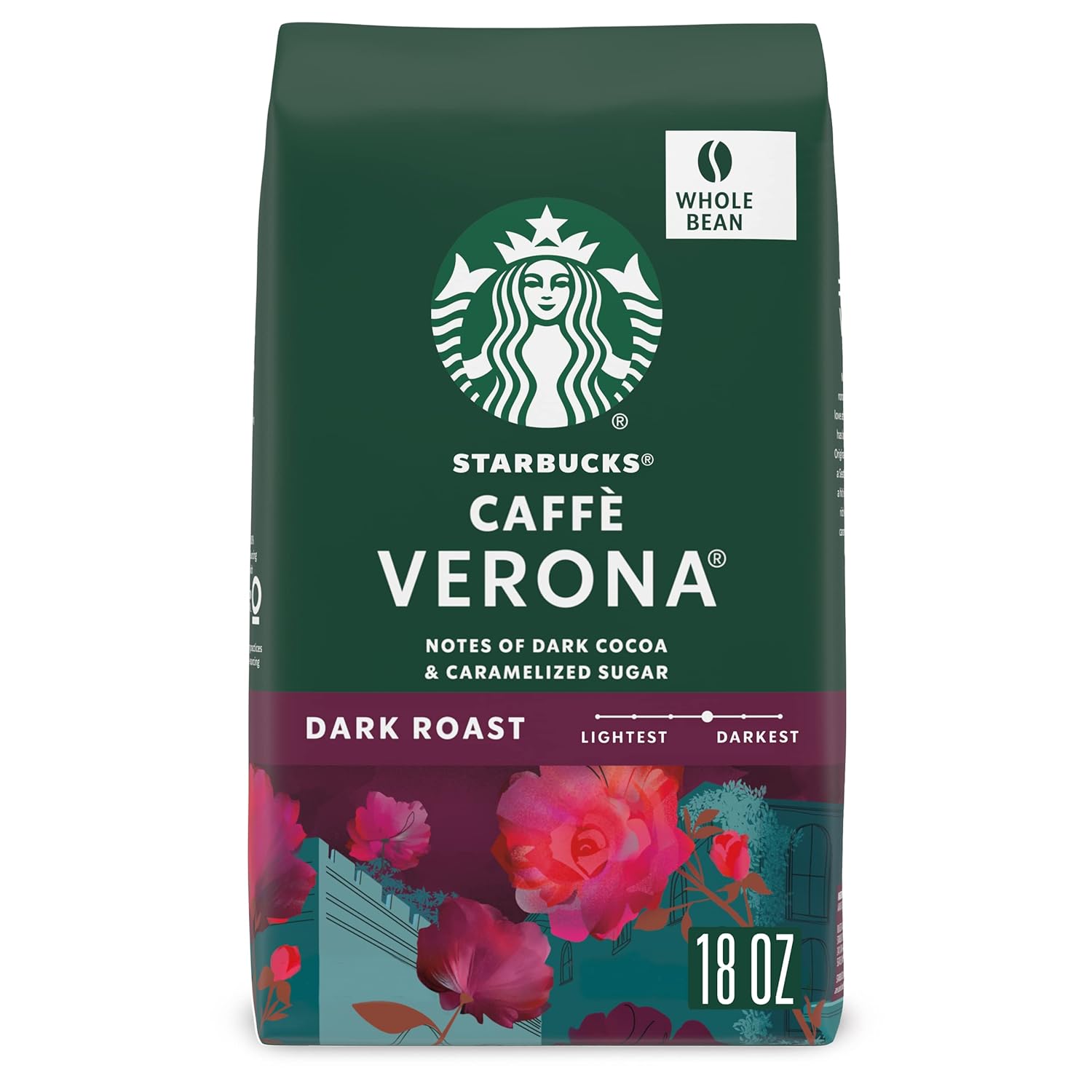 Starbucks Caff Verona Dark Roast Whole Bean Coffee - Bold Flavor!