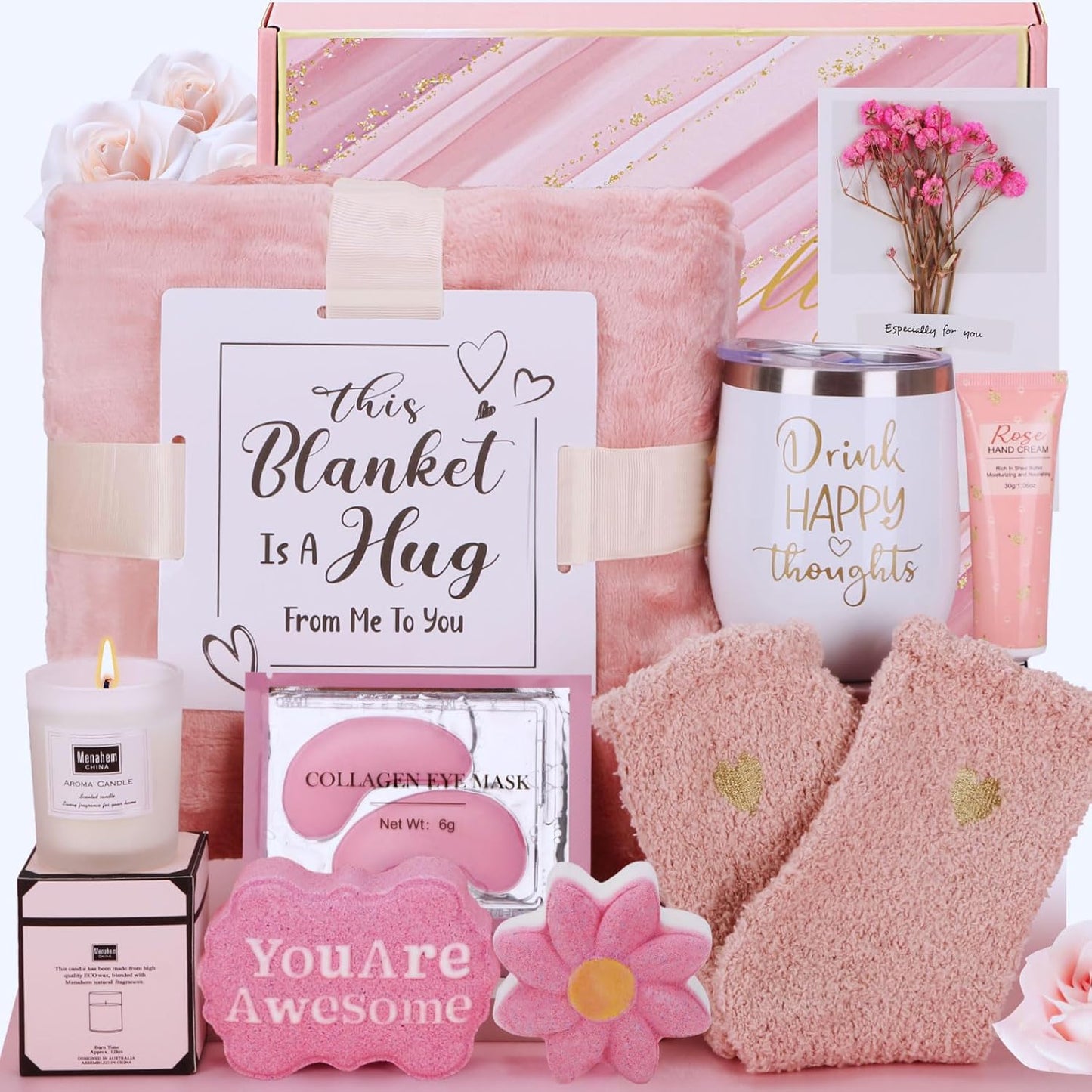 Self Care Gifts for Women - Unique Relaxing Spa Gift Baskets