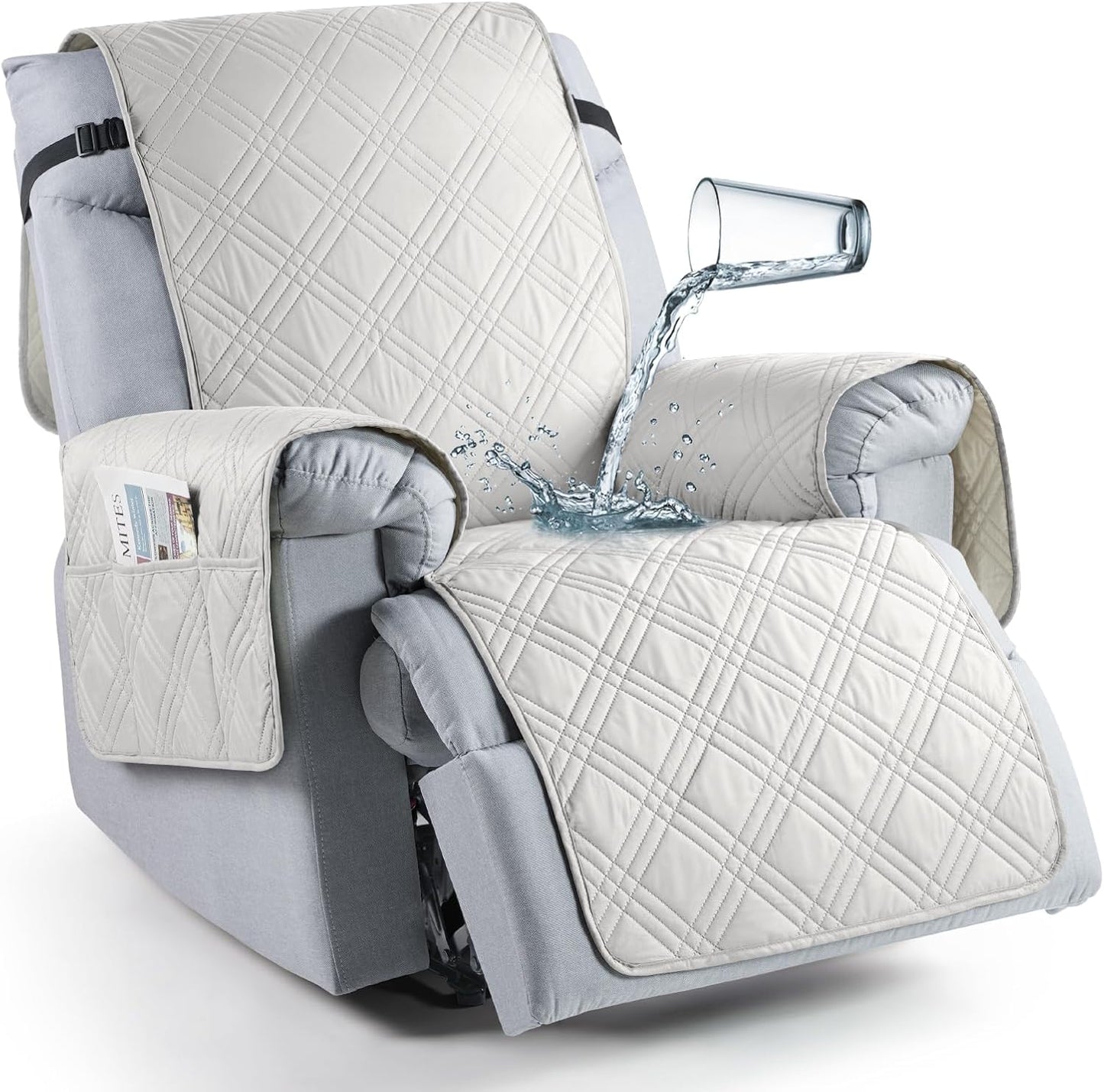 TAOCOCO Waterproof Recliner Chair Cover for Pets and Kids