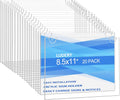 Acrylic Sign Holder 11x8.5 Horizontal Wall Mount - 20 Pack
