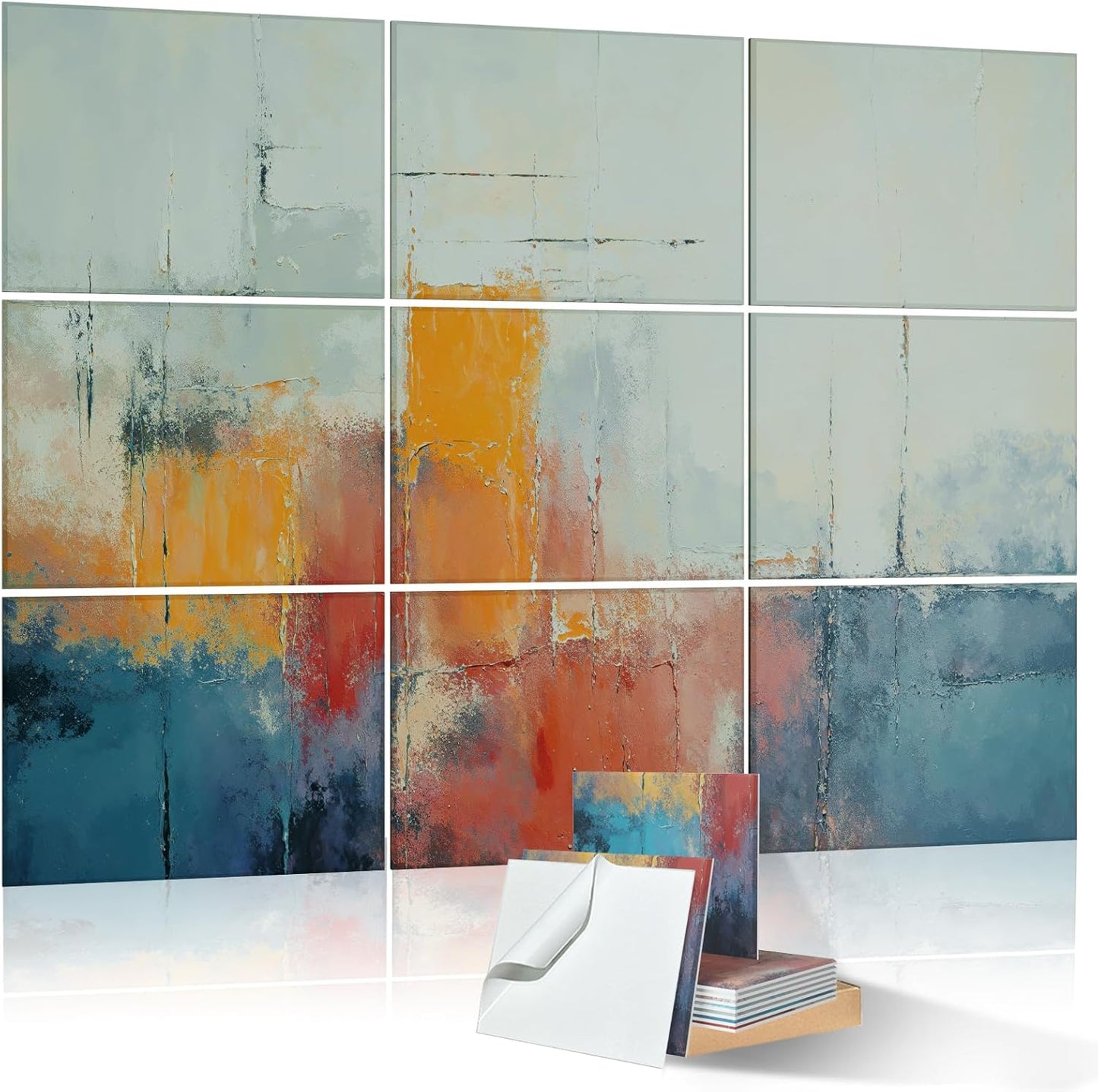 9 Pack Wall Art Acoustic Panels for Sound Absorption and Style