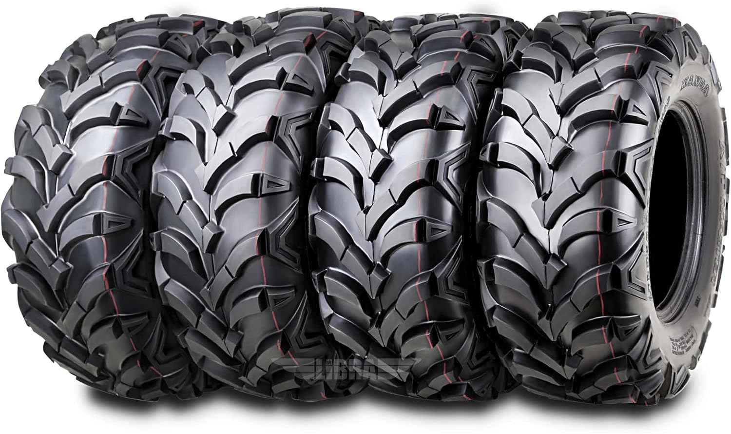 WANDA Set of 4 New ATV/UTV Tires for Enhanced Performance
