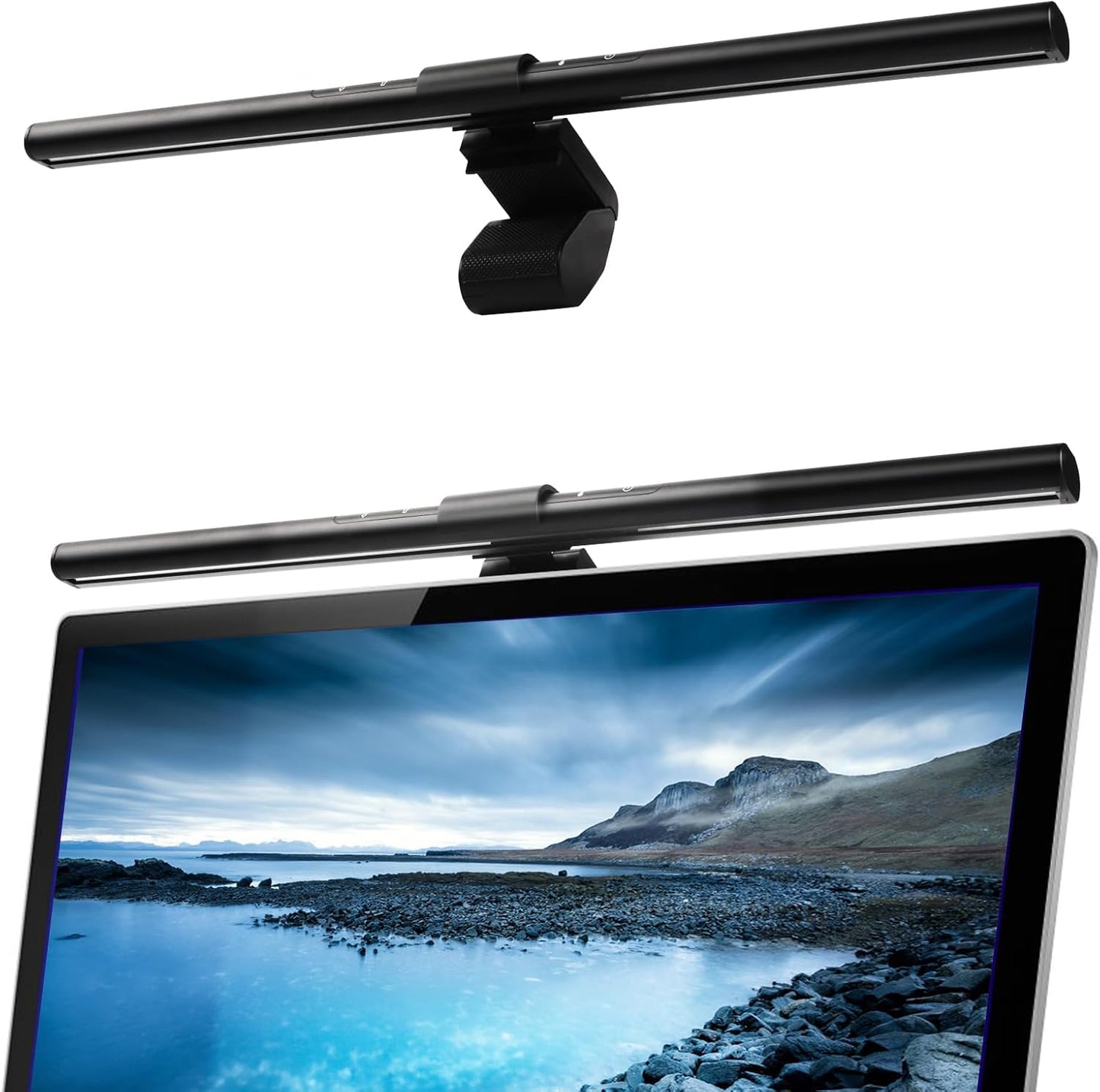 iQuincy 17.5 LED Monitor Light Bar - Eye Care, Stepless Dimming, USB Powered