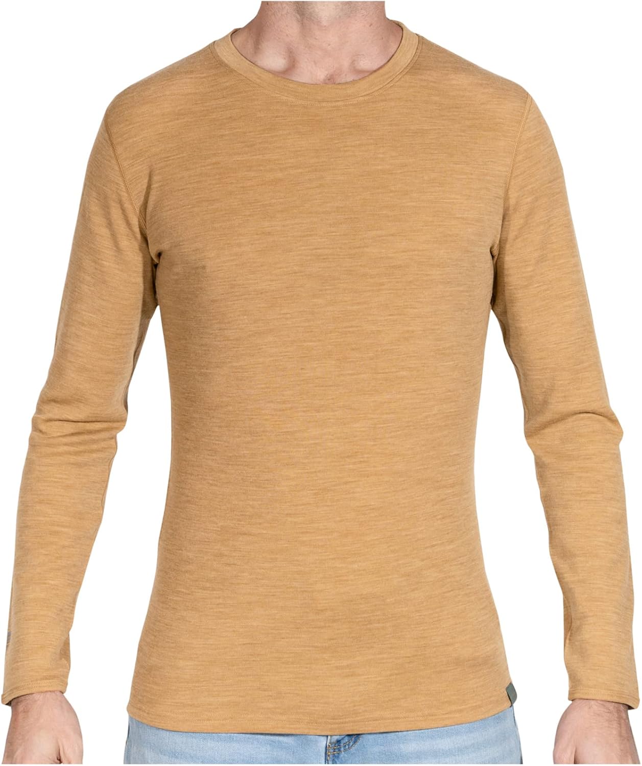 MERIWOOL Mens Base Layer - 100% Merino Wool Thermal Shirt