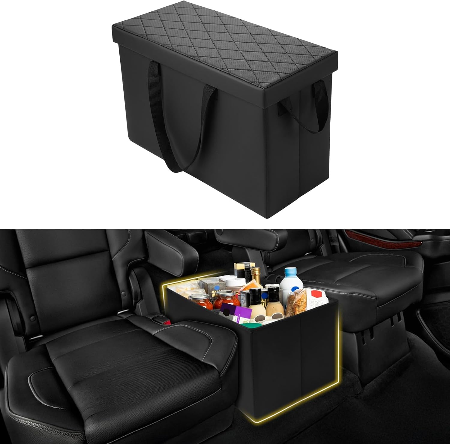 Mixsuper Liner Car Seat Organizer for Chevy Suburban 2015-2020