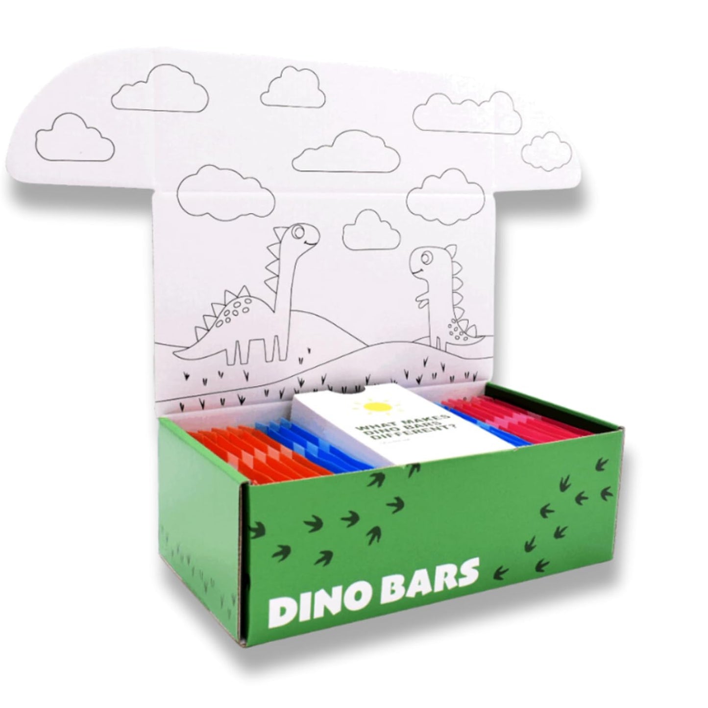Dino Bars Organic Fruit Bar Variety Pack for Kids Snacks