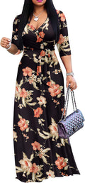 FANDEE Plus Size Maxi Dress for Women Casual Summer (Style CNJW)