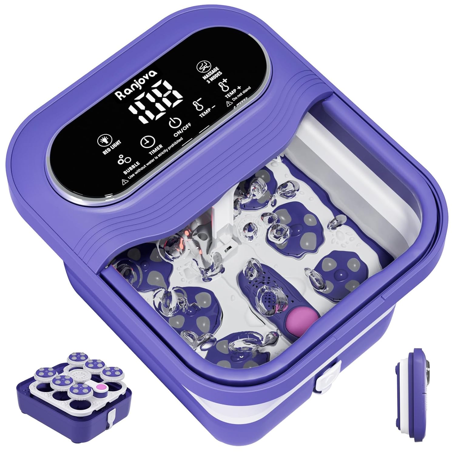 Electric Foot Spa with Heat and Massage for Ultimate Relaxation