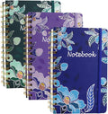 3 Pack Hardcover Spiral Notebook Journal for Women - Durable A5