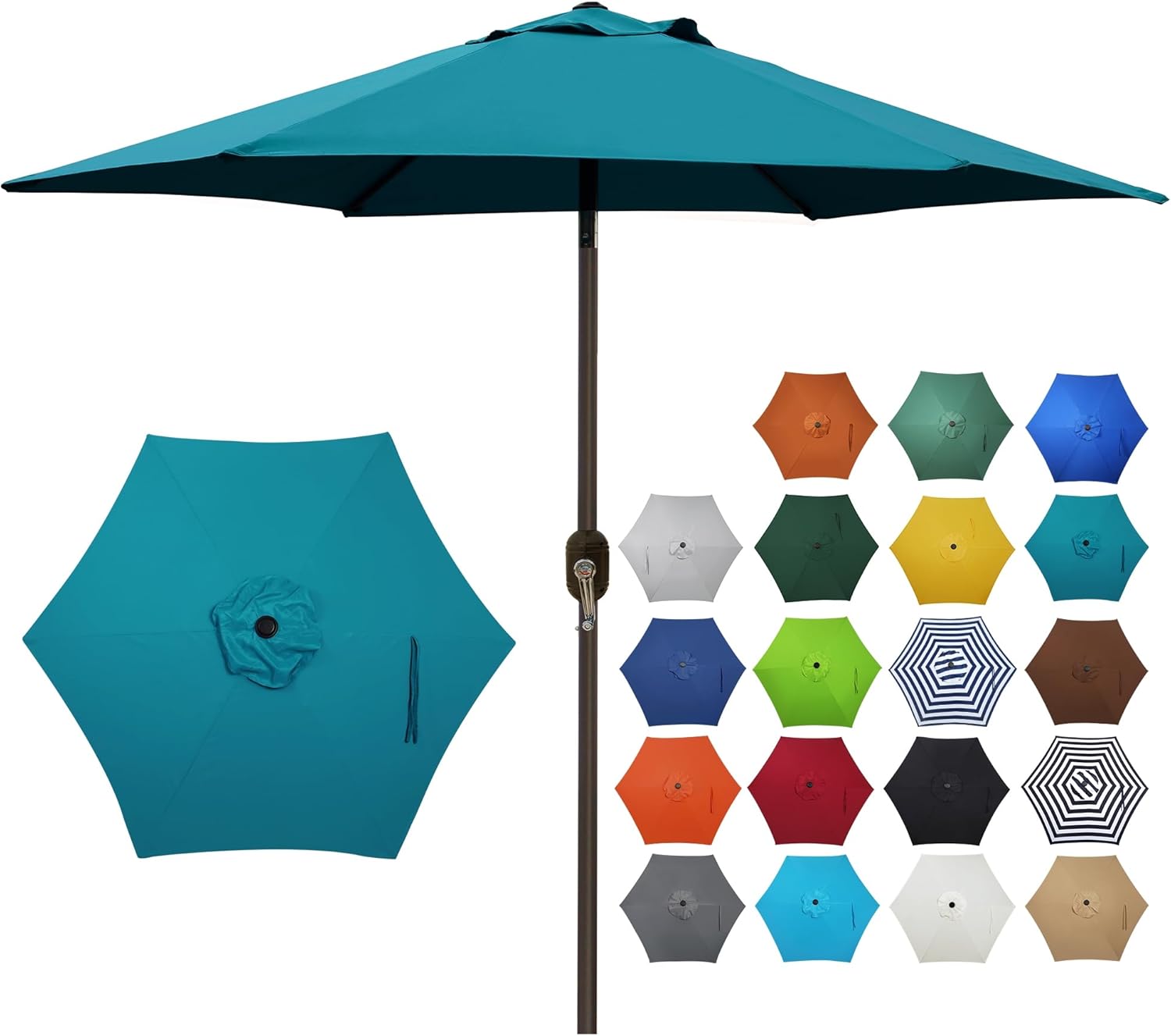 Blissun 7.5 ft Patio Umbrella for Ultimate Outdoor Comfort