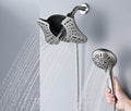 GRICH High Pressure Shower Head 2-in-1 Dual Showerhead Combo - 9 Modes