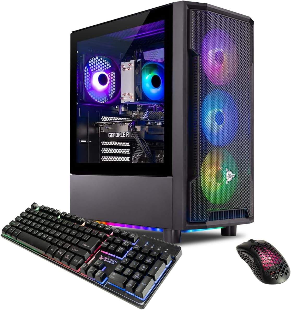 Skytech Shadow Gaming PC: Turbo Boost Intel i5, NVIDIA RTX 4060, 2TB SSD