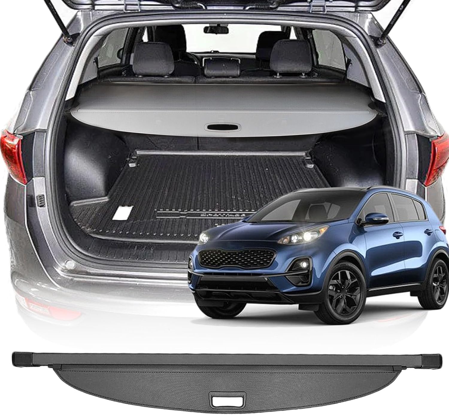 Cargo Cover for Kia Sportage 2017-2022 Accessories - Privacy Shield