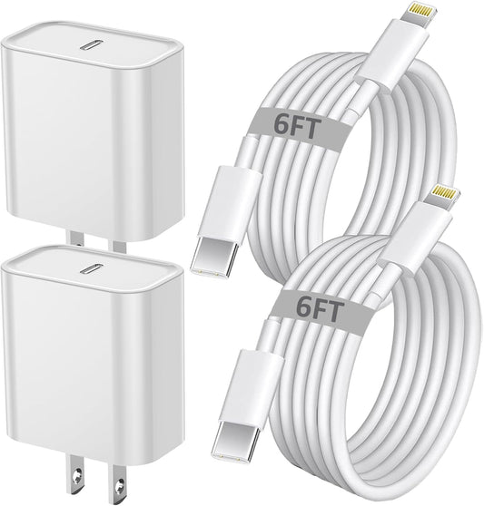 Fast Charge 2Pack PD iPhone Charger Set