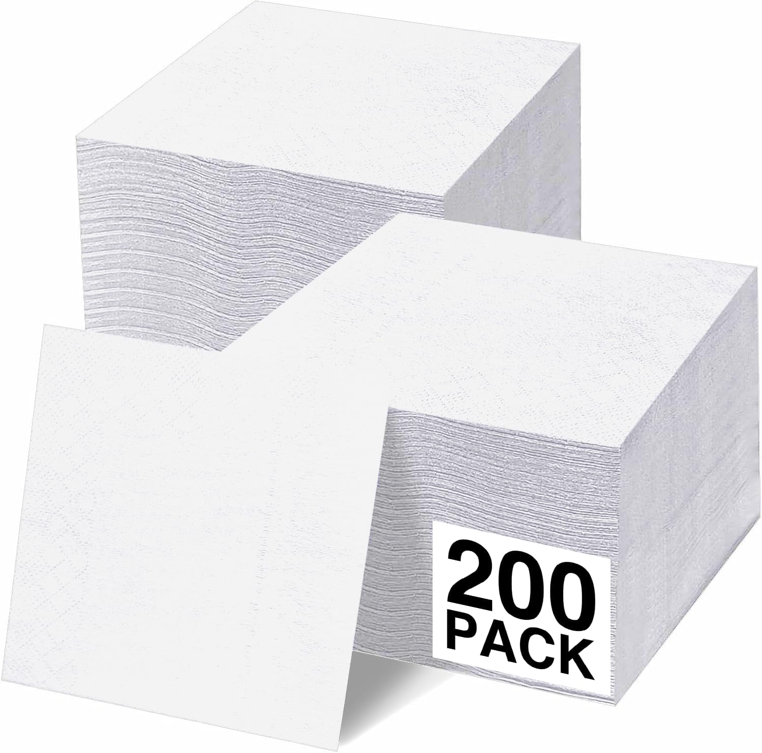 Ultra-Absorbent Party Napkins - Pack of 200