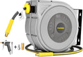 Enclosed Retractable Air Hose Reel 3/8 in x 75 ft - Smooth Auto Lock