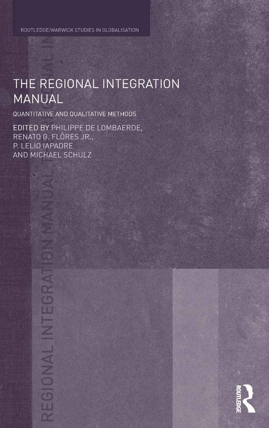 The Regional Integration Manual: Essential Methods for Analysis