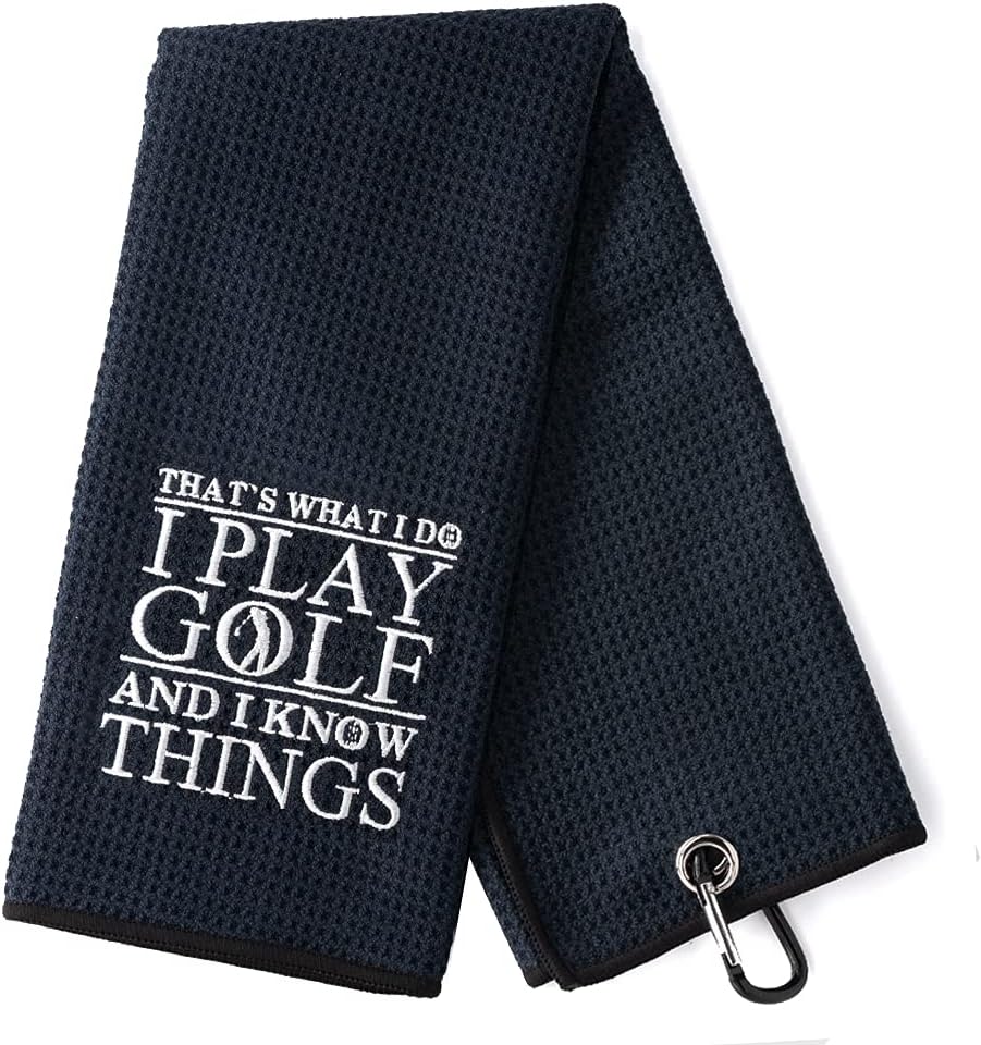Premium Embroidered Golf Towel for Golfers
