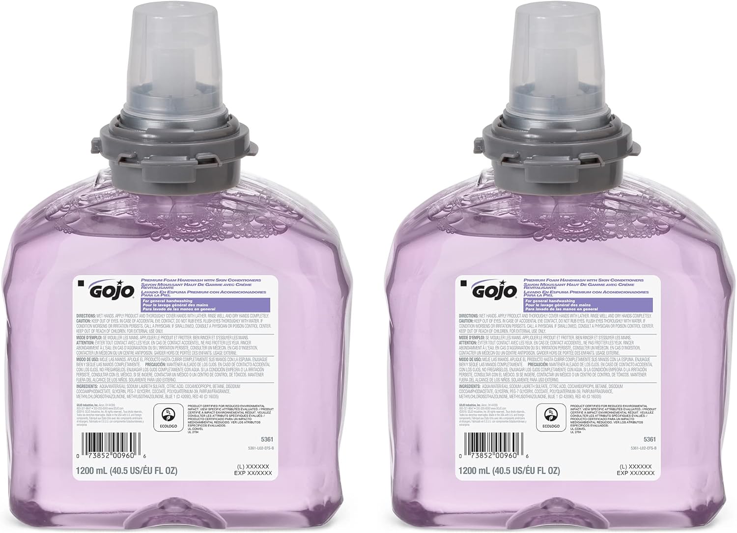 GOJO Premium Foam Handwash with Skin Conditioners, Cranberry Scent