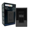 RunLessWire Click for Philips Hue Battery-Free Wall Switch - Kinetic