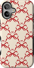 Casely iPhone 16 Plus Case All Wrapped Up - Vintage Bows Coquette