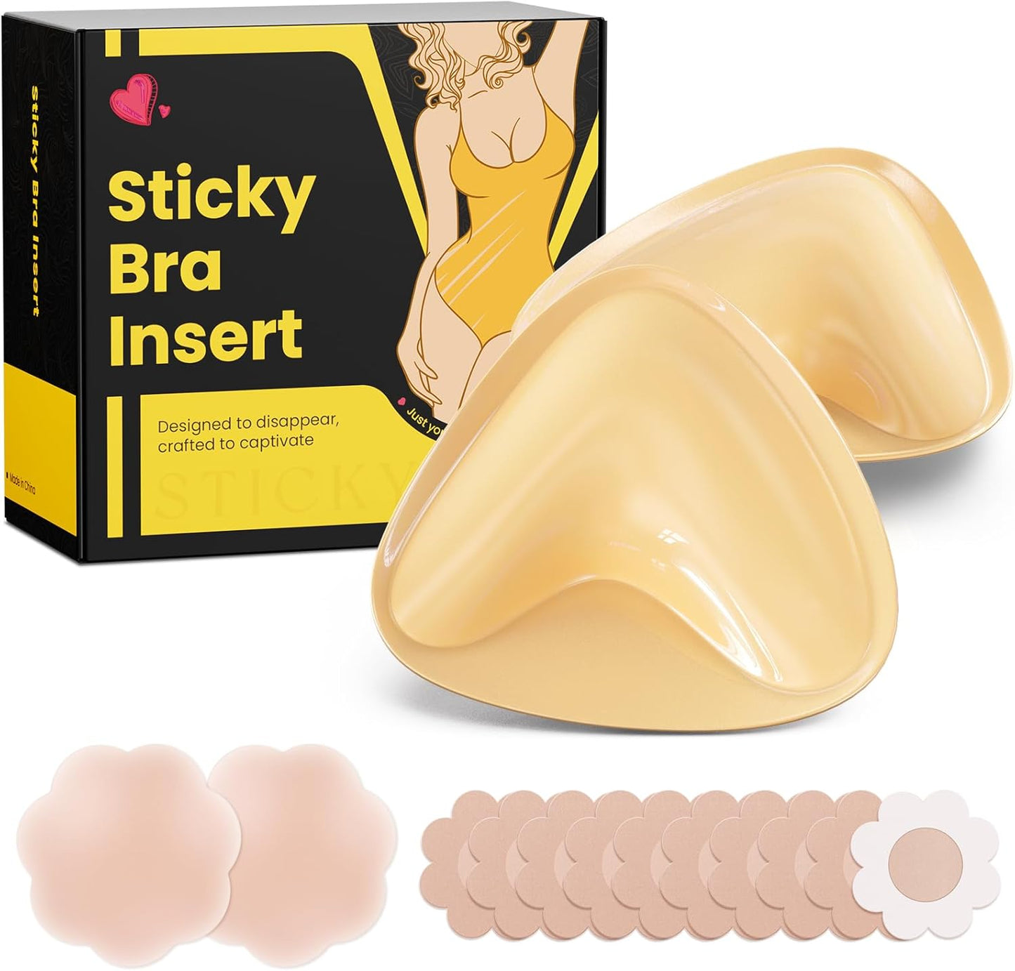 Double Sided Sticky Bra Push Up for Ultimate Lift and Comfort